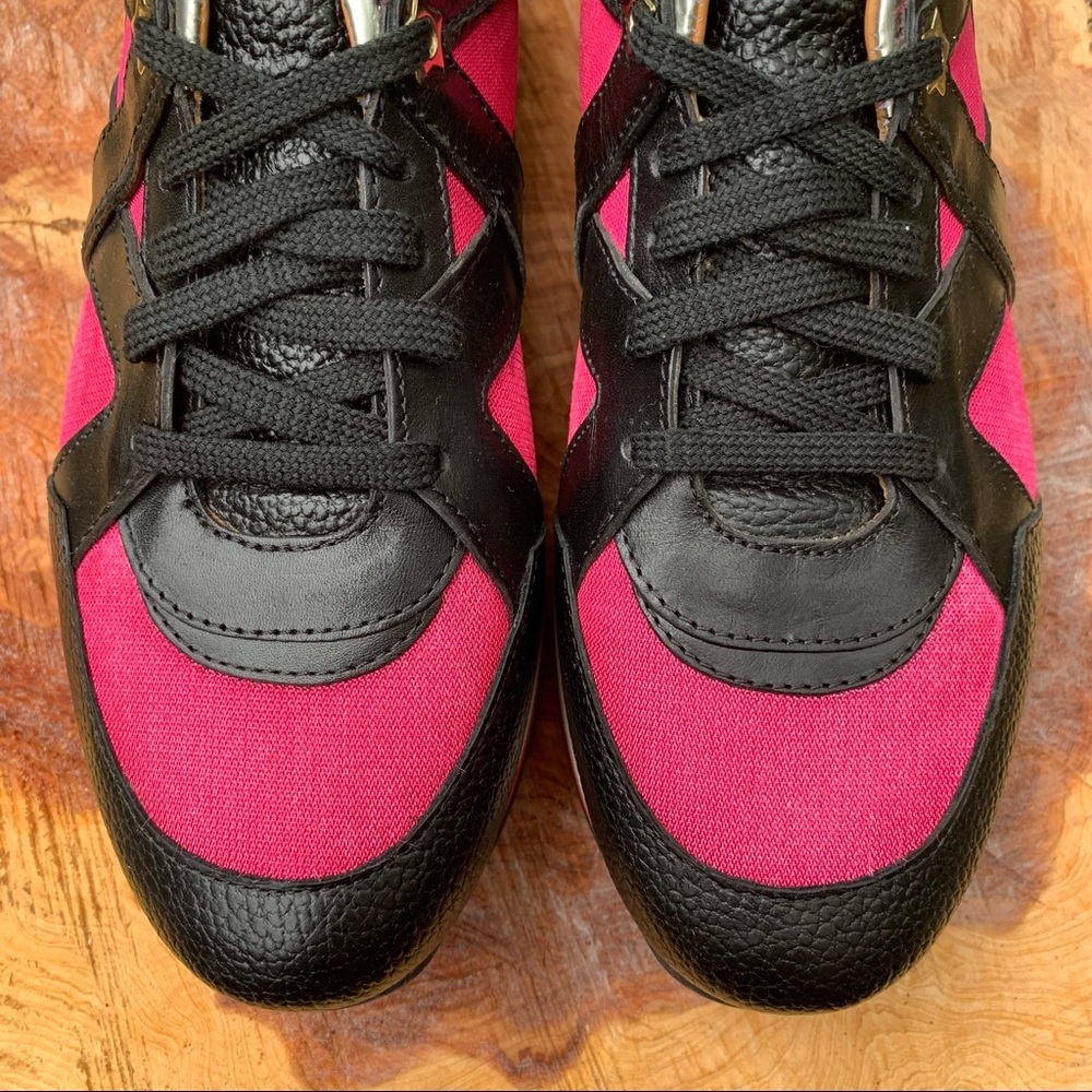Jimmy Choo London geranium black lace up sneakers 39 - Picture 6 of 16